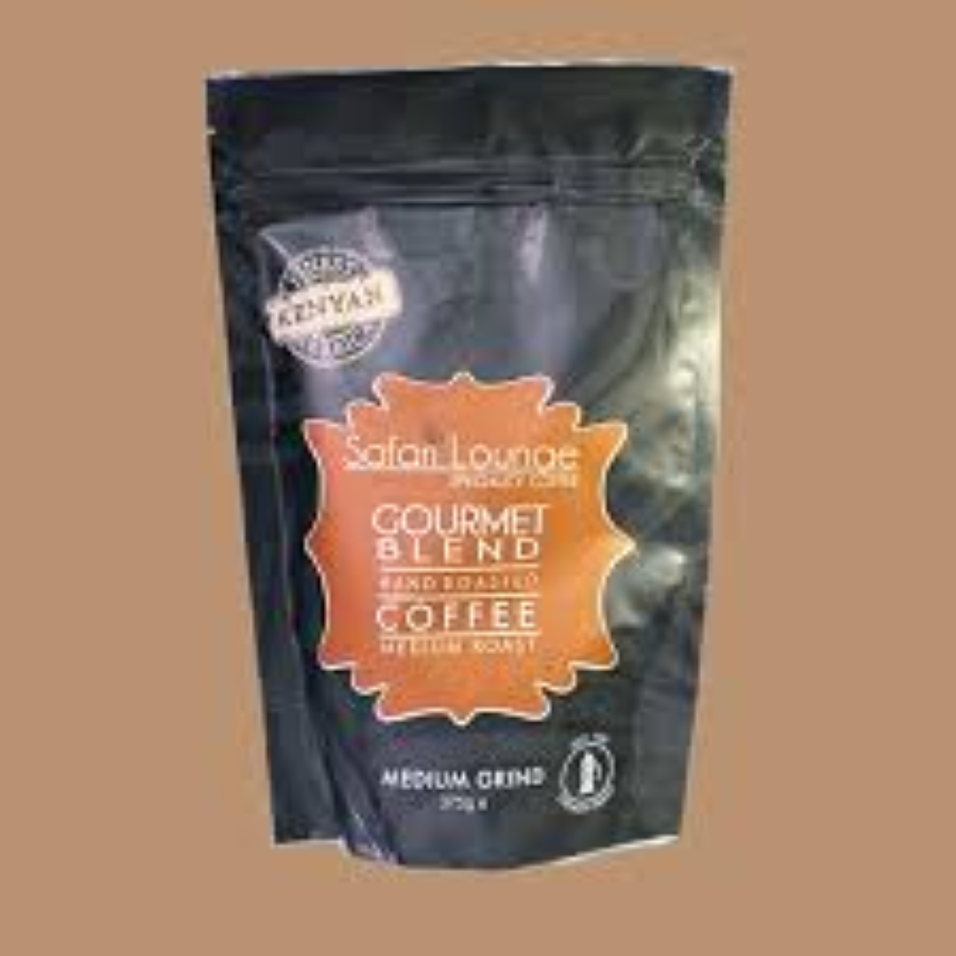 SAFARI LOUNGE GOURMET COFFEE BEANS 375G
